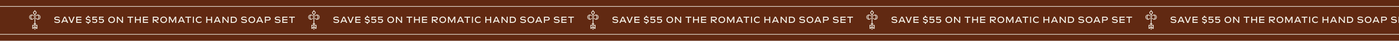 Save $55 on the Romatic Hand Soap Set