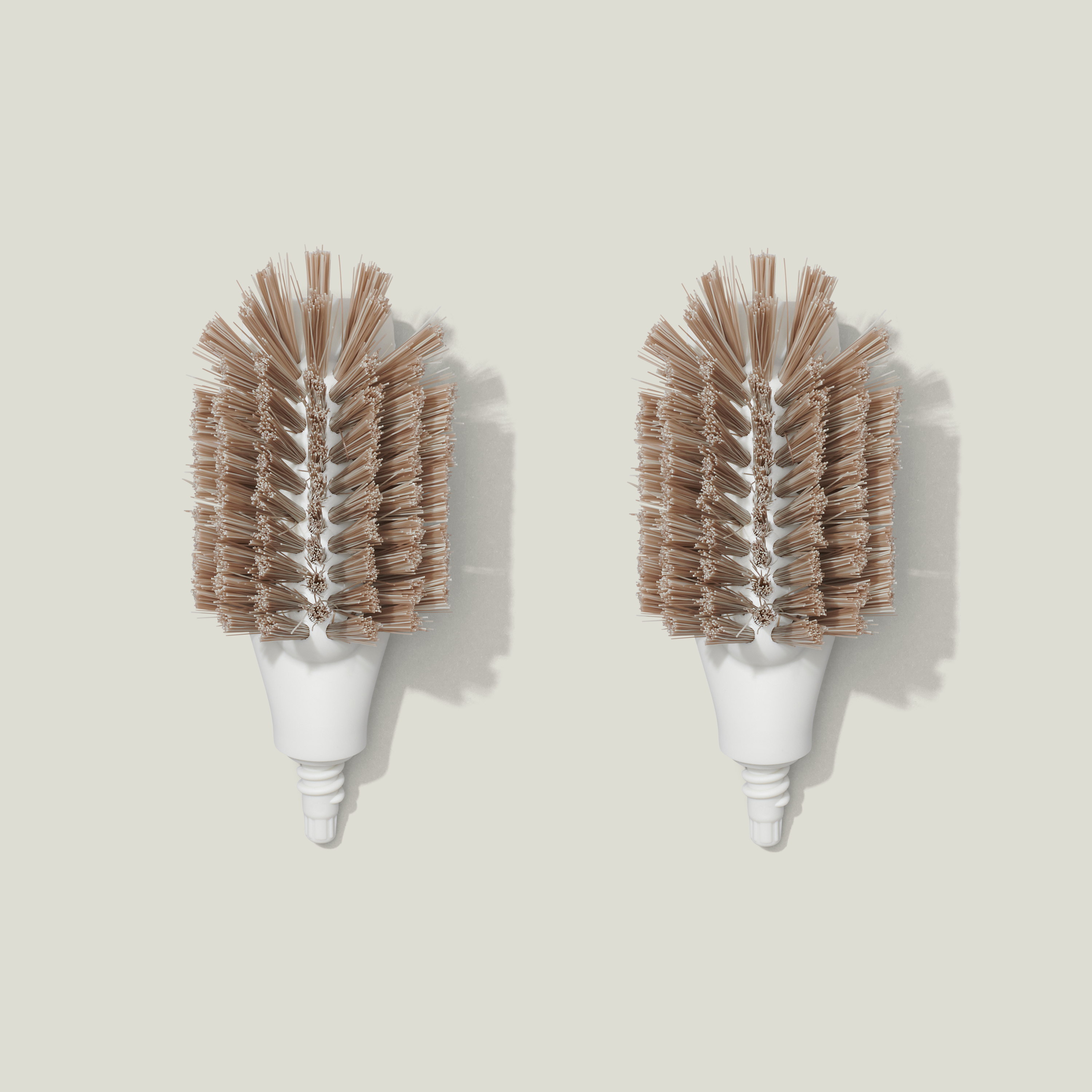 Curio Homegoods 2-pack The Ionic Dish Brush Bristles in White