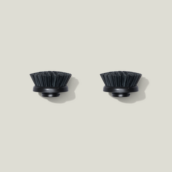 Curio Homegoods 2-pack Ionic Palm Brush Bristles in Onyx