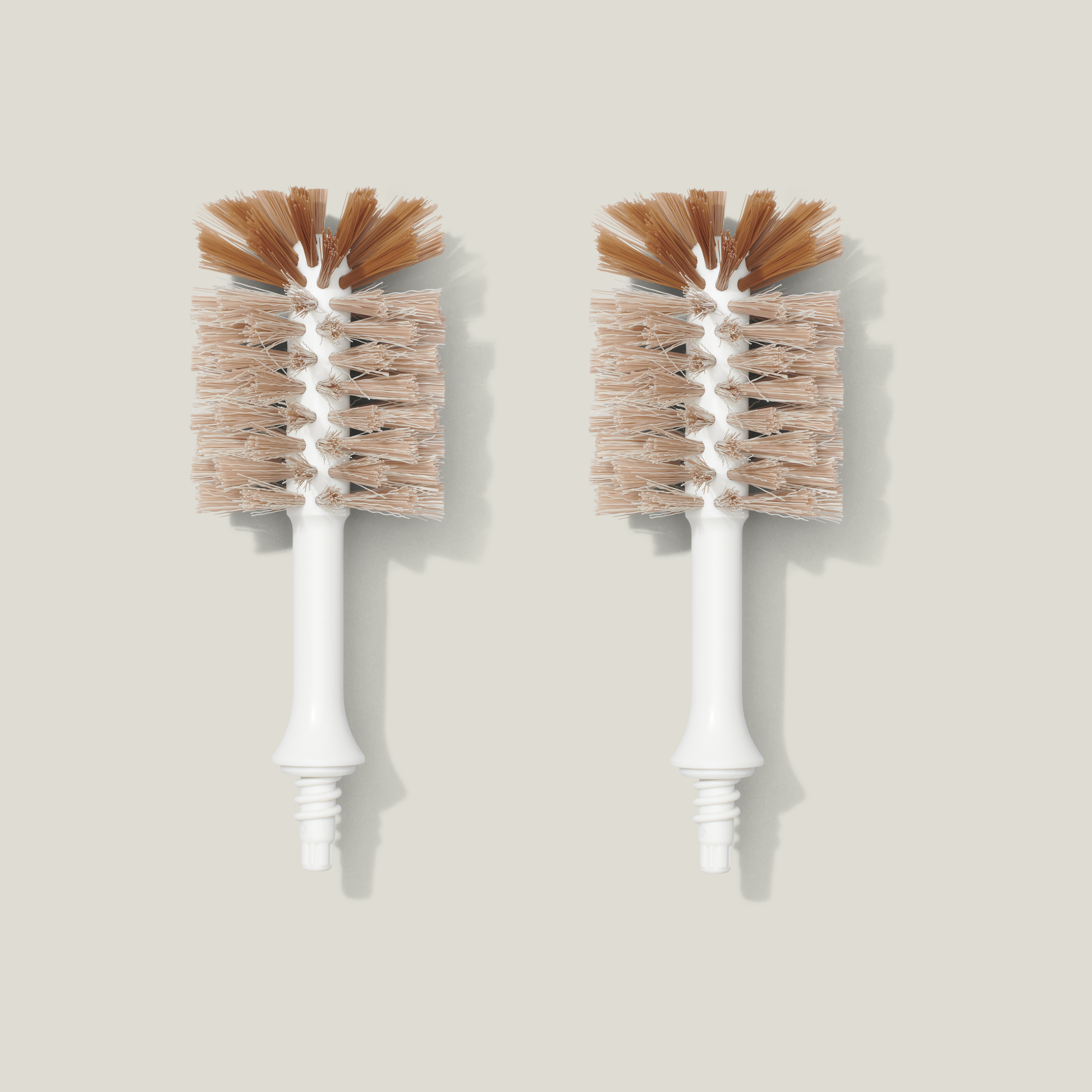 Curio Homegoods 2-pack Ionic Bottle Brush Bristles in White