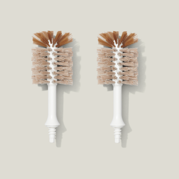 Curio Homegoods 2-pack The Ionic Bottle Brush Bristles in White